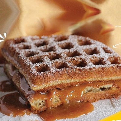 "Butterscotch Crunch Waffle (Belgian Waffle) - Click here to View more details about this Product